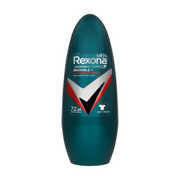 6 Pack x Rexona Men Invisible & Antibacterial Roll On Antiperspirant Deodorant - 45ml